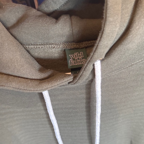 Wild Fable Olive Green Hoodie - Picture 2 of 4